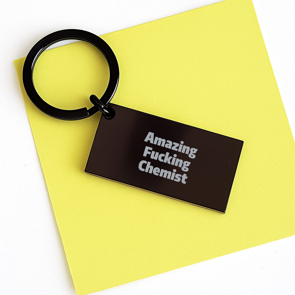 Funny Gifts from Men to Chemist Friends Keychain Valentine's Unique Chemist Keychain - Image 3