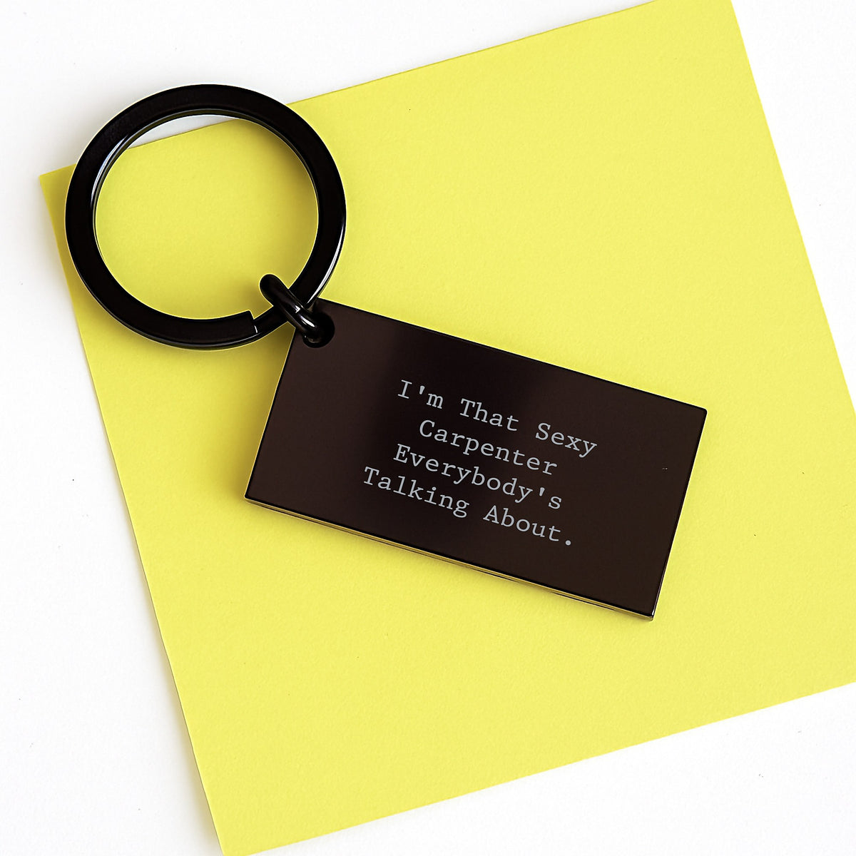 Sexy Carpenter Keychain, Funny Gift for Carpenter Lovers, Valentine's Unique Gifts from Men to Carpenter Friends - Image 3