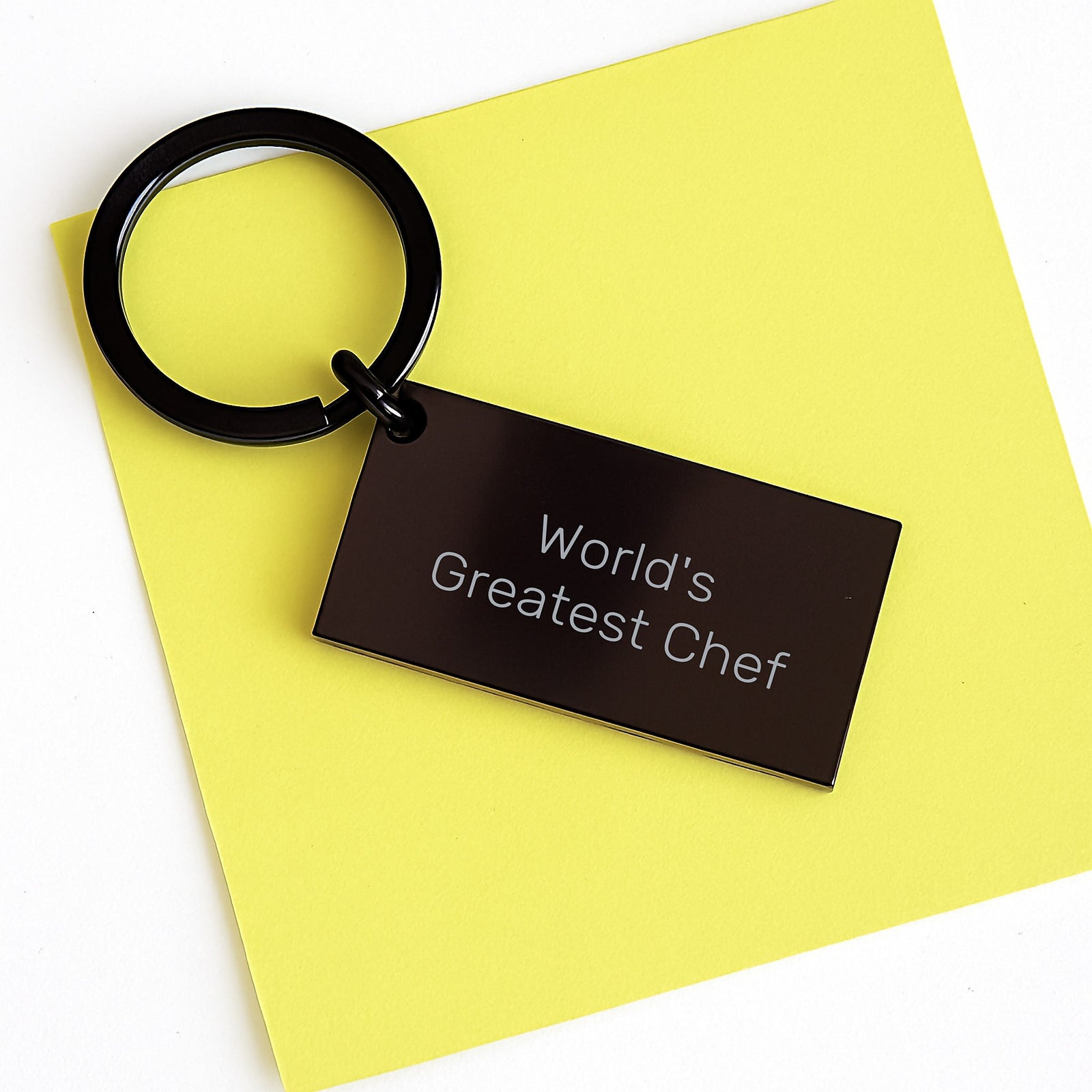 Chef Keepsake Keychain for Him Birthday Gift – Engraved Stainless Steel - Image 3