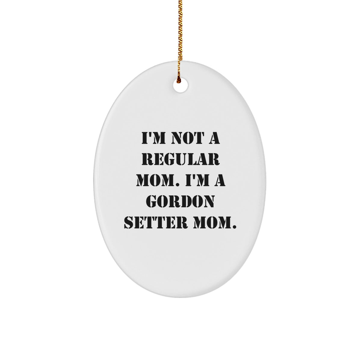 Favorite Gordon Setter Mom Christmas Ornament for Kids Keepsake Gift - Image 1