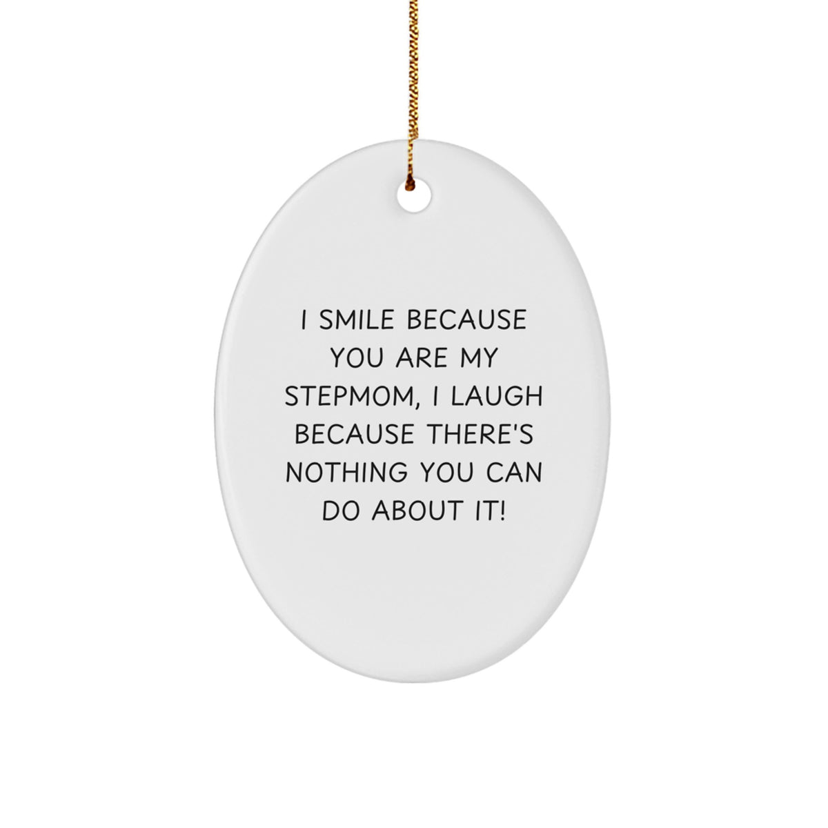 Playful Stepmom Christmas Ornament for Neighbors Essential Gift - Image 1