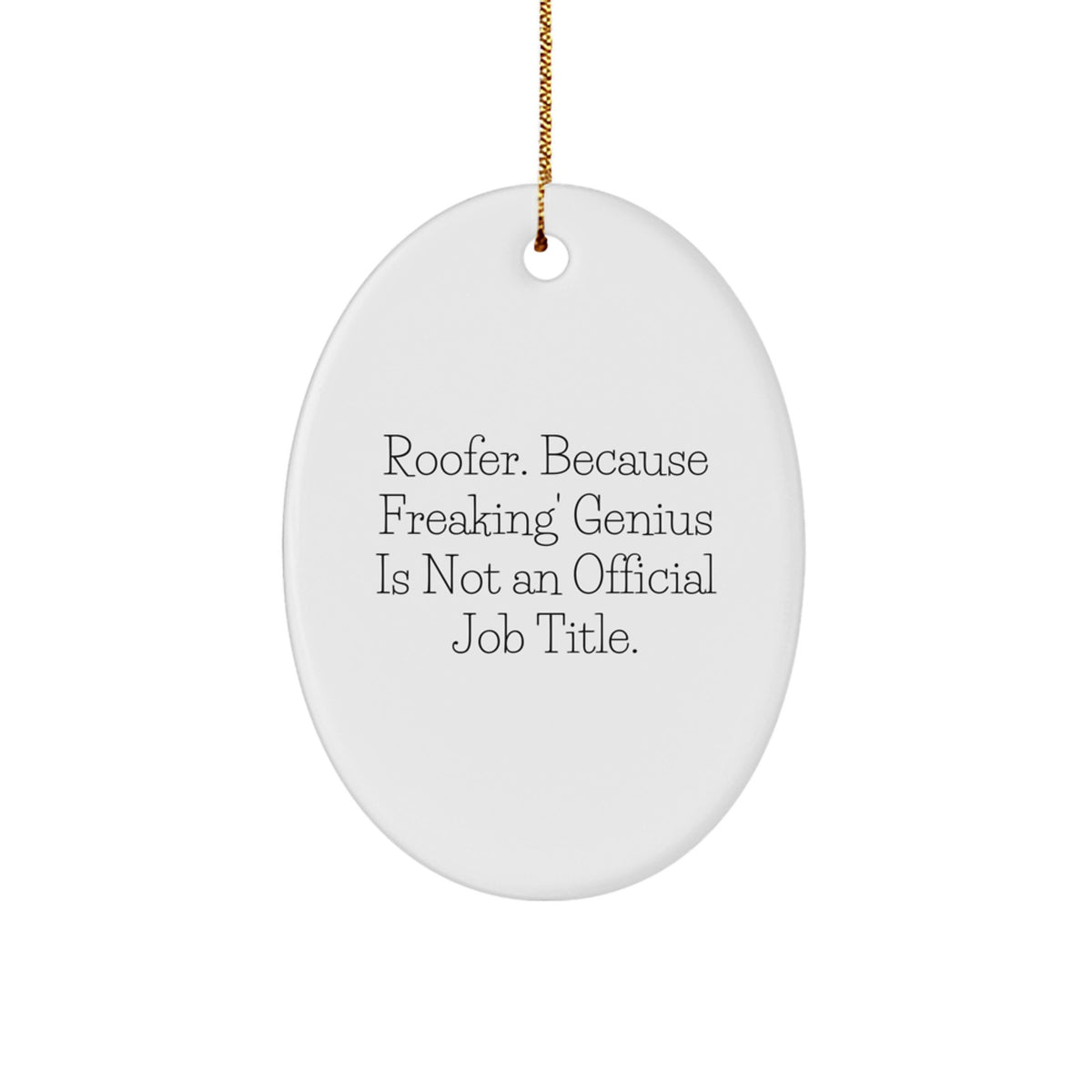 Roofer Keepsake Christmas Ornament for Him Gift – Holiday Tree - Image 1