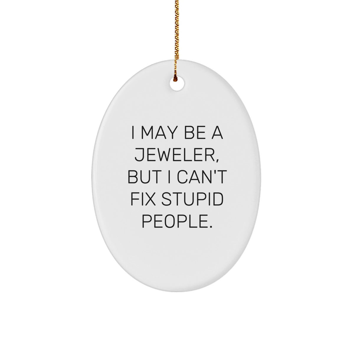 Jeweler Christmas Ornament Treasure for Family Gift Humorous - Image 1