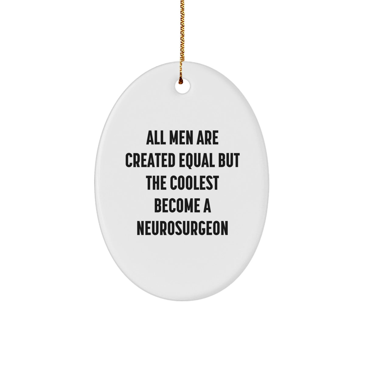 Neurosurgeon Keepsake Christmas Ornament for Him Gift - Image 1