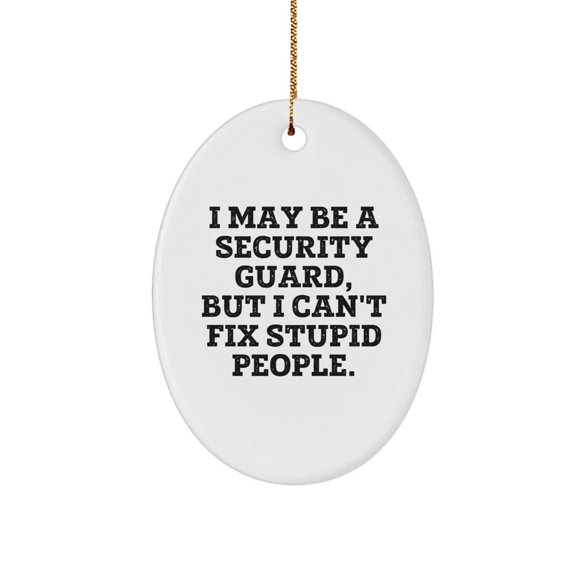 Family Treasure Security Guard Christmas Ornament Gift - Image 1
