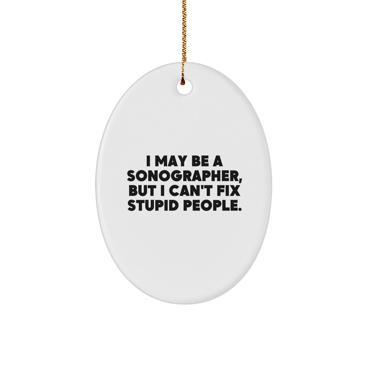 Sonographer Christmas Ornament Gift for Family - Treasure A Witty - Image 1