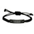 Funny Quote Rope Bracelet for Psychiatrist Gifts, Christmas Unique Ideas, Gifts from Men to Friends, Black Stainless Steel Rope with Interlaced Design, Adjustable Rope Bracelet for Men - Image 1