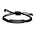 Funny Advisor Rope Bracelet, Gifts from Men to Advisors on Graduation, 'All Men Are Created Equal But The Coolest Become An Advisor' Quote, Black Rope Adjustable from 3.34 to 9.84 inches - Image 1