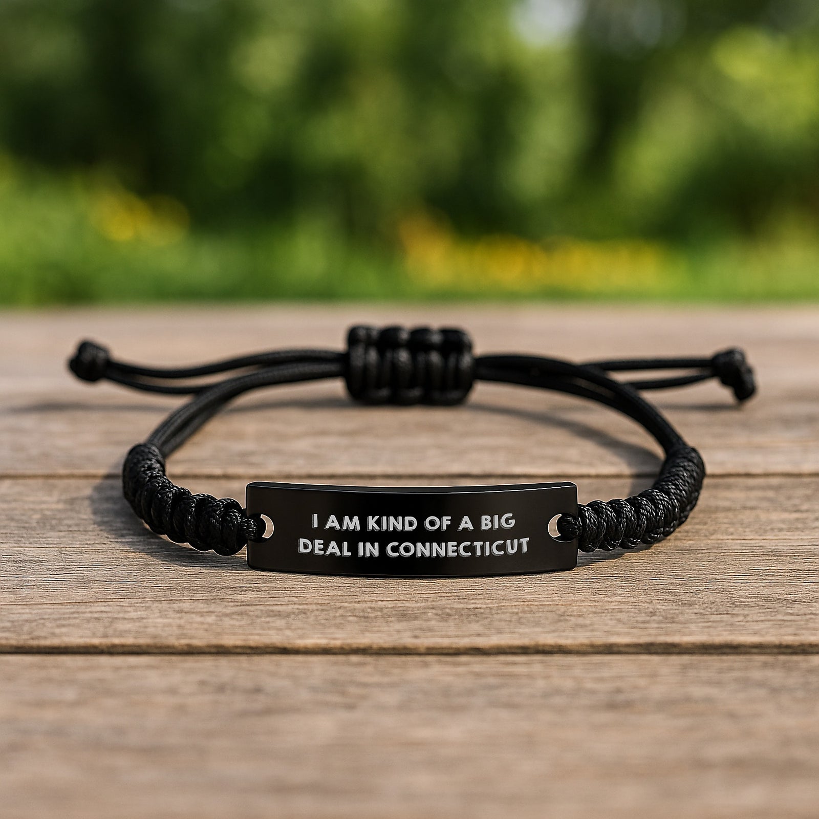 Connecticut Rope Bracelet Funny Quote Gifts from Friends and Family, Christmas Unique Ideas for Men Women - Image 2