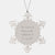 Funny Sewing Gifts for Men from Friends, Snowflake Ornament with Quote 'The Voices In My Head Are Telling Me To Go Sewing' - Image 1