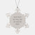 Funny Janitor Gifts, Snowflake Ornament, Keep Calm Or I Will Use My Janitor Voice, Christmas Unique Gifts from Friends to Janitor - Image 1