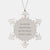 Funny Judge Gifts, Snowflake Ornament for Men, Women, Friends, Coworkers, Family - 'All Men Are Created Equal But The Coolest Become A Judge' Quote, Unique Christmas Unique Gifts - Image 1