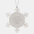 Mechanical Engineer Gifts from Men, for the Coolest Christmas Snowflake Ornament, Funny Quote All Men Are Created Equal But The Coolest Become A Mechanical Engineer - Image 1