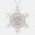 Funny Musician Gifts, Snowflake Ornament for Music Lovers, 'All Men Are Created Equal But The Coolest Become A Musician' Quote, Gifts from Friends for Christmas - Image 1