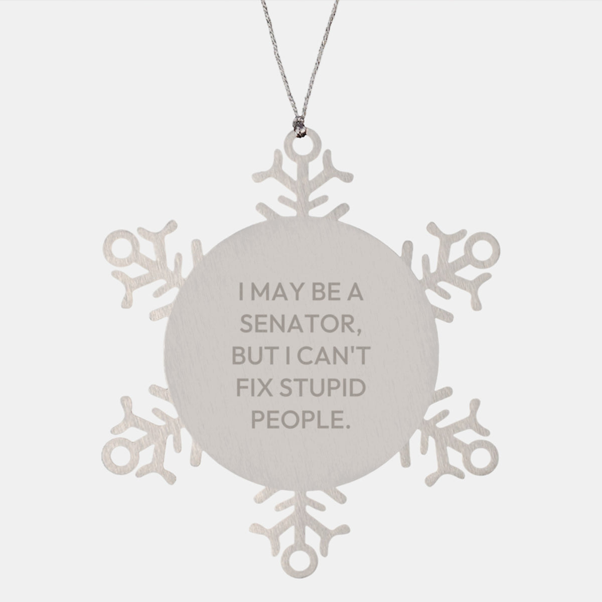 Senator Christmas Ornament Gift for Family - Treasure 'I May Be A - Image 1