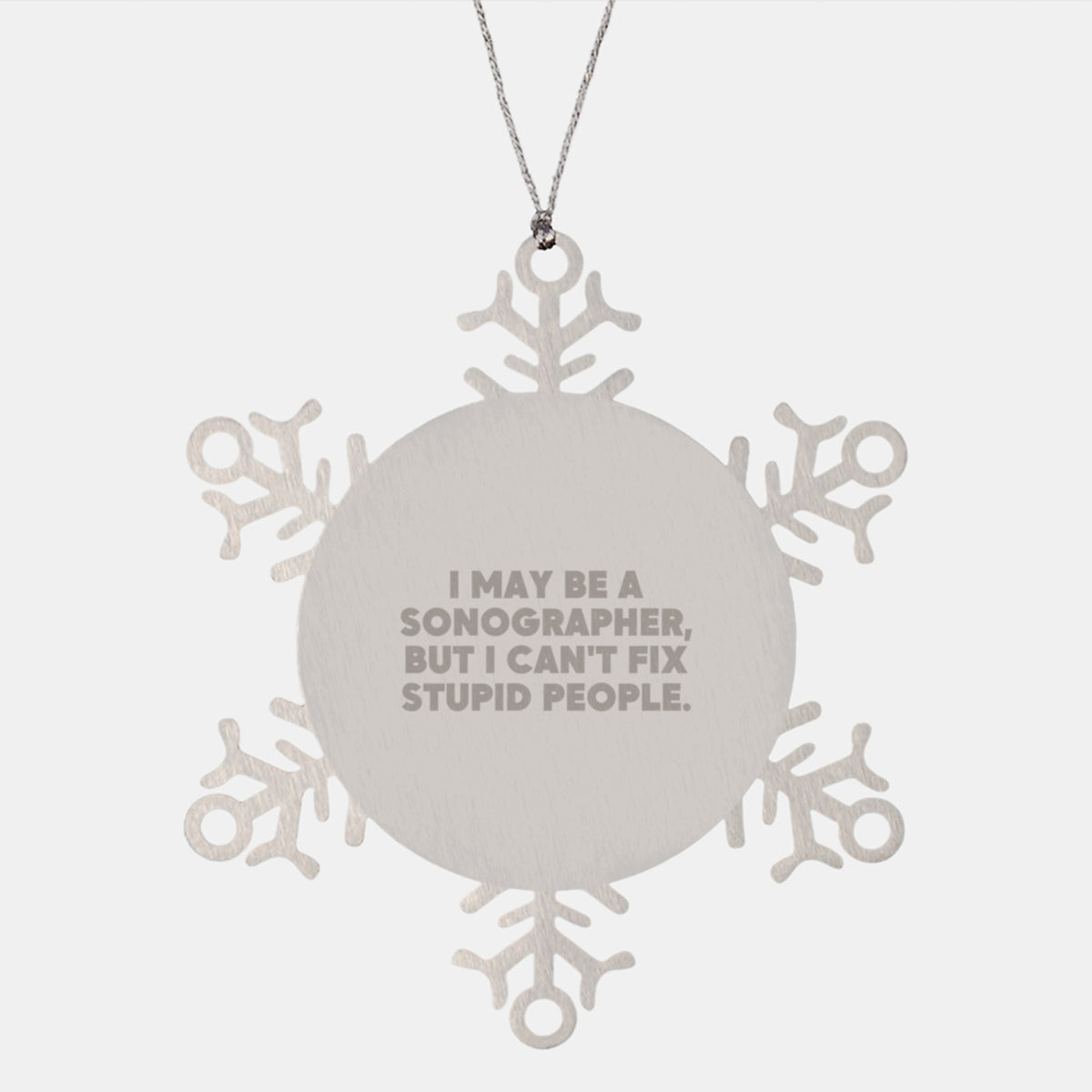 Sonographer Christmas Ornament Gift for Family - Treasure I May Be A - Image 1