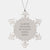 Funny Scientist Gifts for Him from Men - Snowflake Ornament with Quote 'All Men Are Created Equal But The Coolest Become A Scientist' for Christmas - Image 1