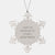 Funny Writer Gifts from Men to Friends, Snowflake Ornament with Inspirational Quote 'I Can't Fix Stupid But I'm A Fairly Decent Writer', Christmas Unique Gifts - Image 1