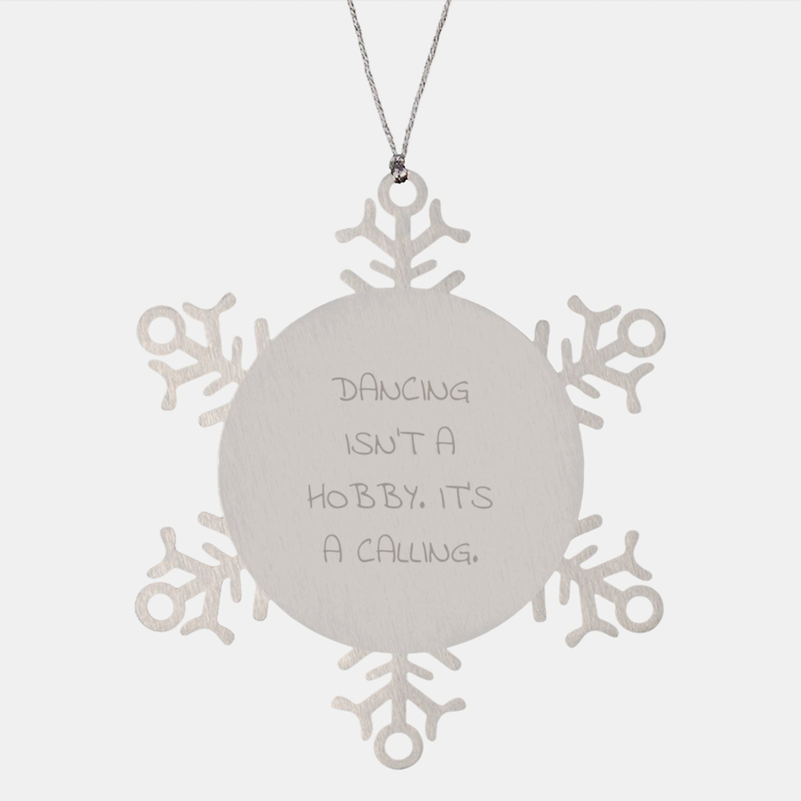 Dancing Gifts for Friends from You - Inspirational Snowflake Ornament for Christmas Unique Gifts - Image 1
