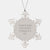 Funny Stepdad Gifts, Snowflake Ornament for Christmas, 'I Think Me Being Your Stepdad Is Enough Of A Gift', Gifts from Men to Stepdad - Image 1