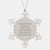 Funny Accountant Gifts from Men to Their Favorite Number Cruncher, 'All Men Are Created Equal But The Coolest Become An Accountant' Christmas Unique Snowflake Ornament - Image 1