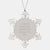 Funny Grandmom Gifts - 'I Think Me Being Your Grandmom Is Enough Of A Gift' Snowflake Ornament, Gifts from Men to Grandmom, Unique Christmas Unique Gifts - Image 1