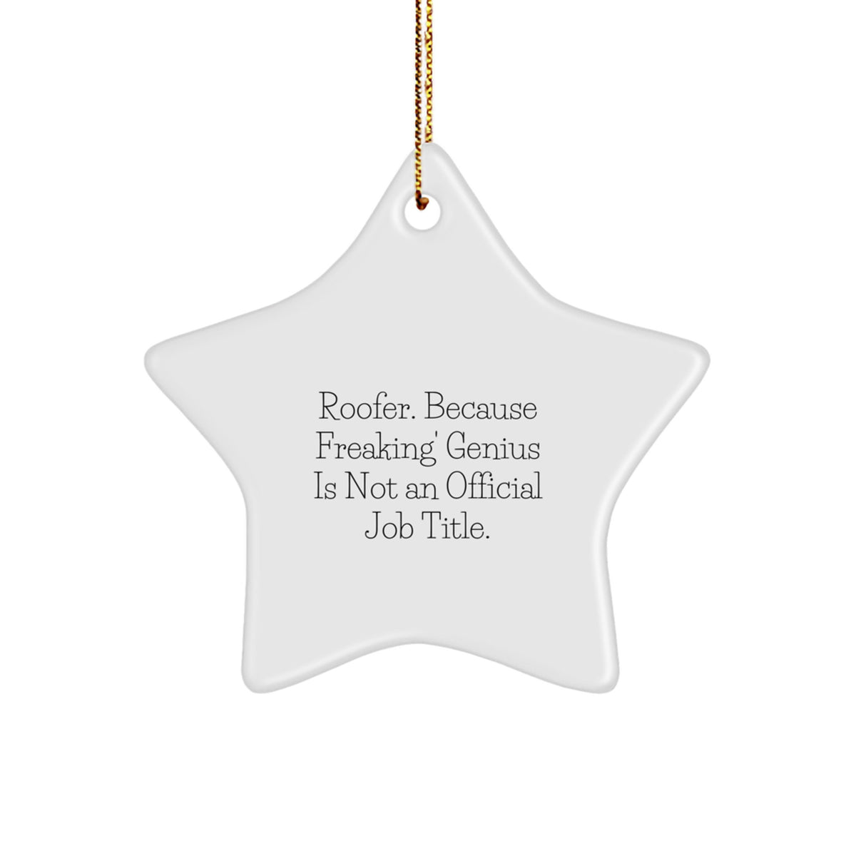 Roofer Keepsake Christmas Ornament for Him Gift – Bright Holiday - Image 1