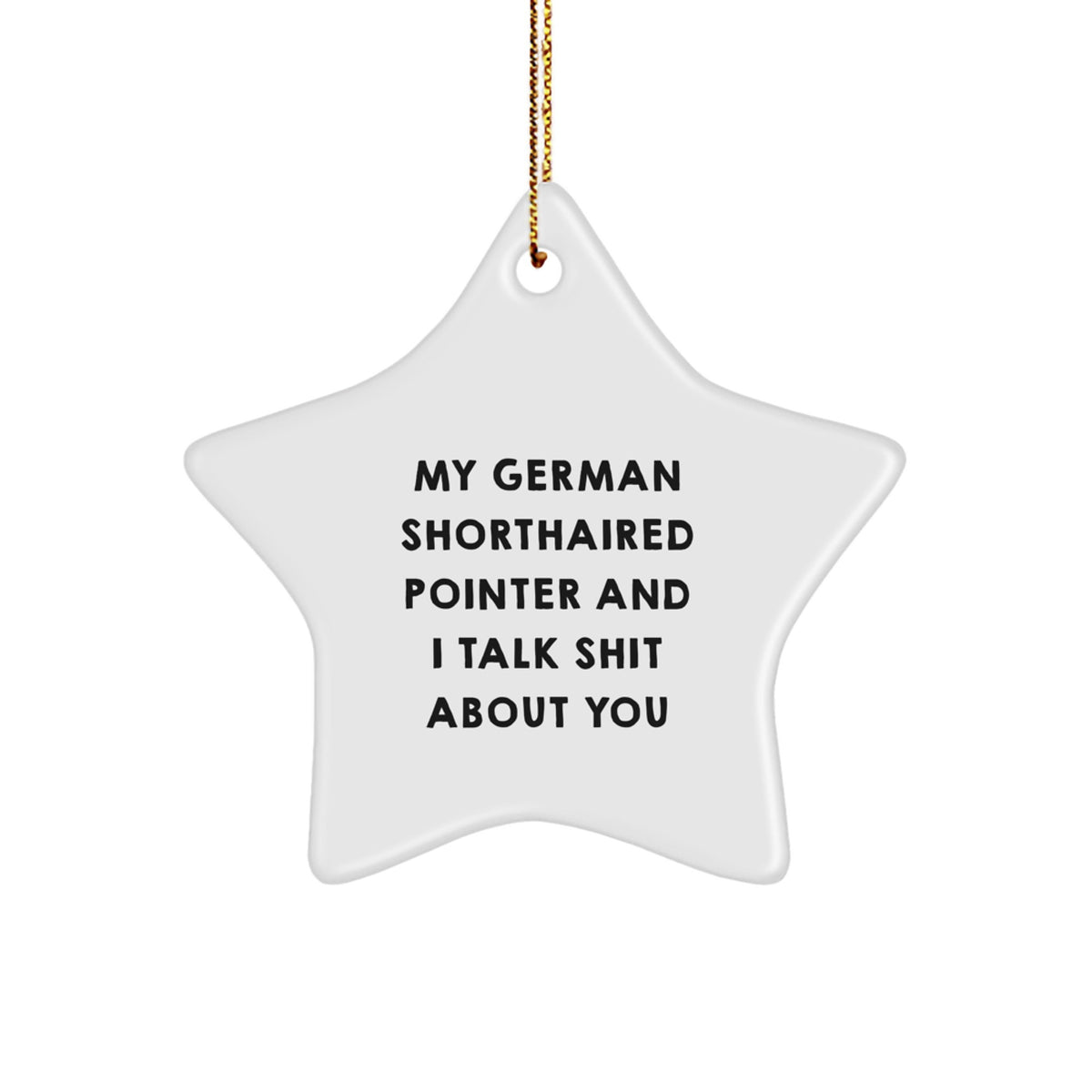Favorite German Shorthaired Pointer Christmas Ornament Gift for Kids - Image 1