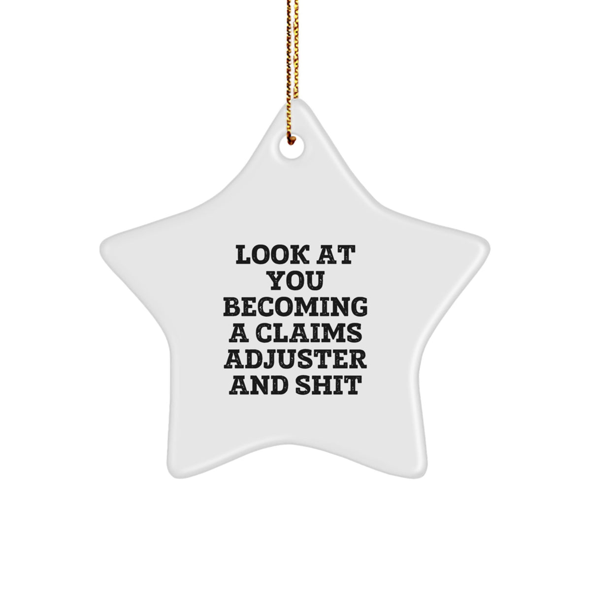 Claims Adjuster Christmas Ornament Gift for a Best Friend Essential - Image 1