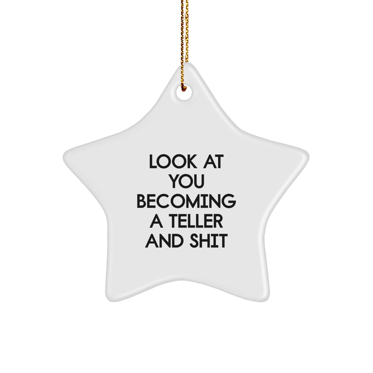 Teller Star Ornament Keepsake for Him Bright Christmas Special Gift - Image 1