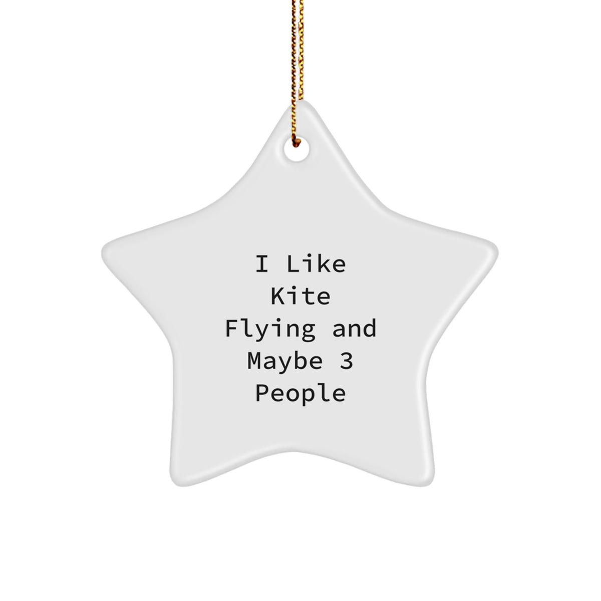 Funny Kite Flying Gifts for Men, Women, Friends, Coworkers - Kite Star Ornament for Christmas Unique Decorations from Friends - Image 1