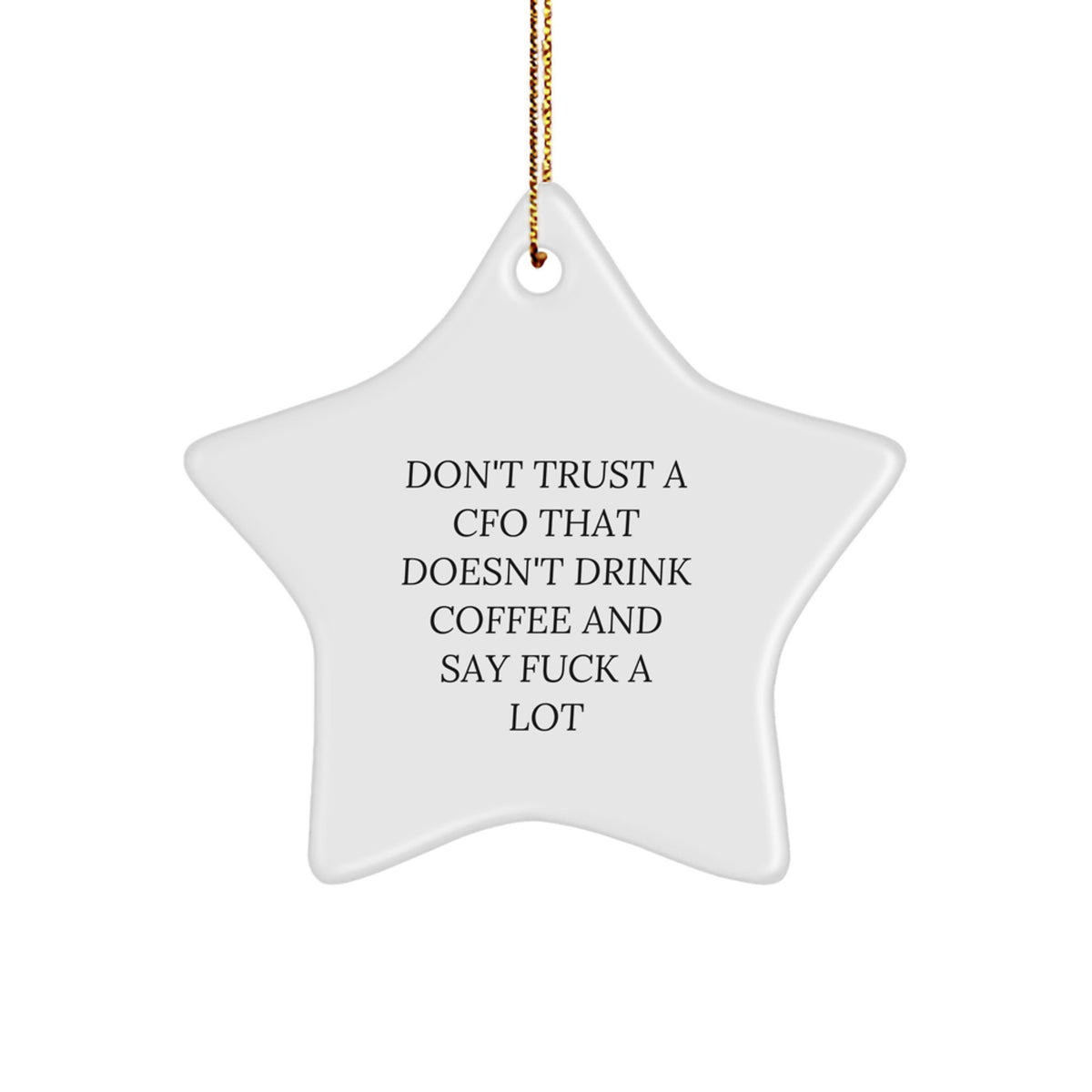 Funny CFO Gifts for Men from Coworkers - 'Don't Trust A CFO...' - Image 1