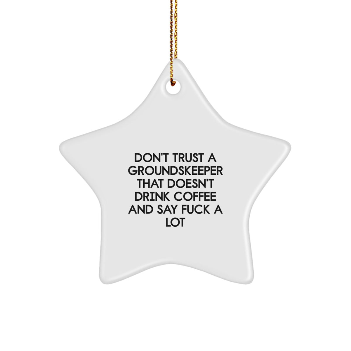 Groundskeeper Keepsake Christmas Ornament for Him Holiday Gift - Image 1