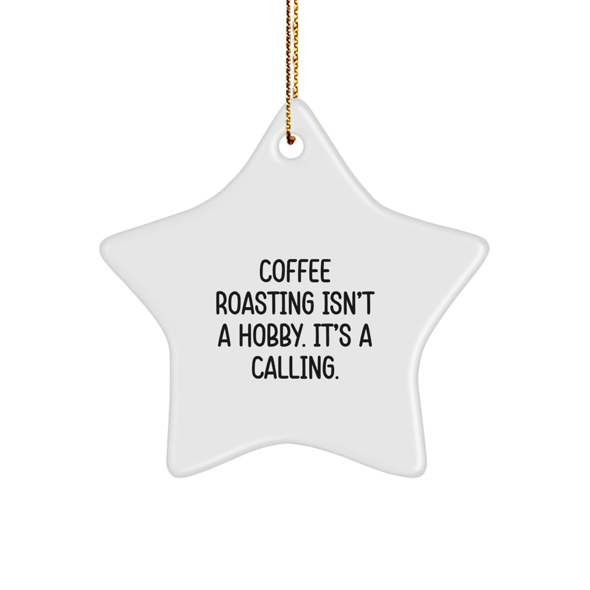 Coffee Roasting Keepsake Christmas Ornament for Him Gift - Image 1