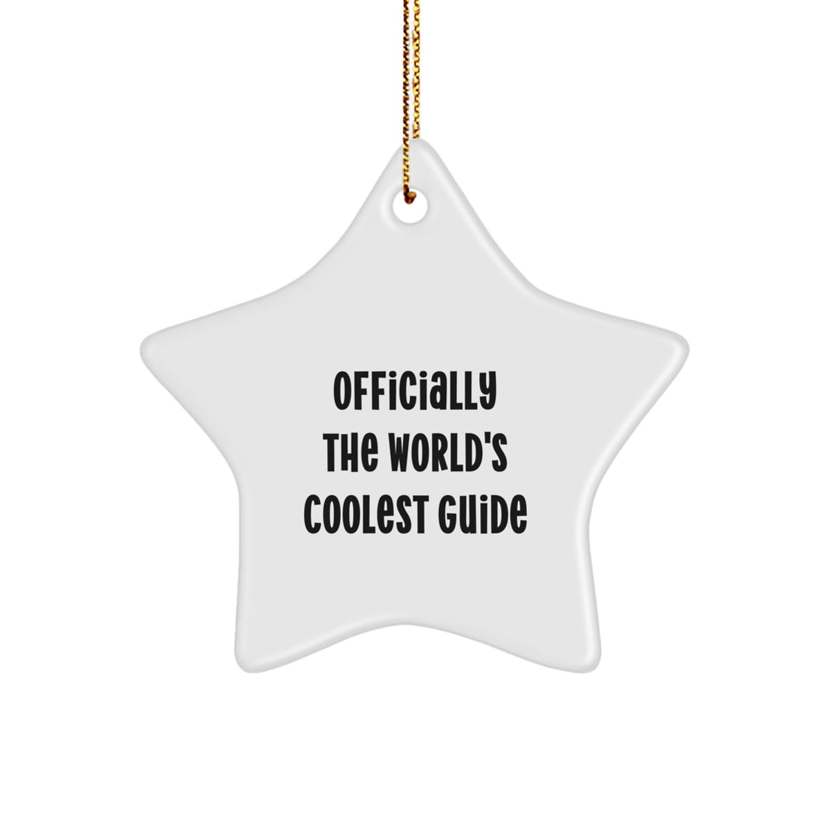 The World's Coolest Guide Memento Christmas Ornament for Roommates Gift - Image 1