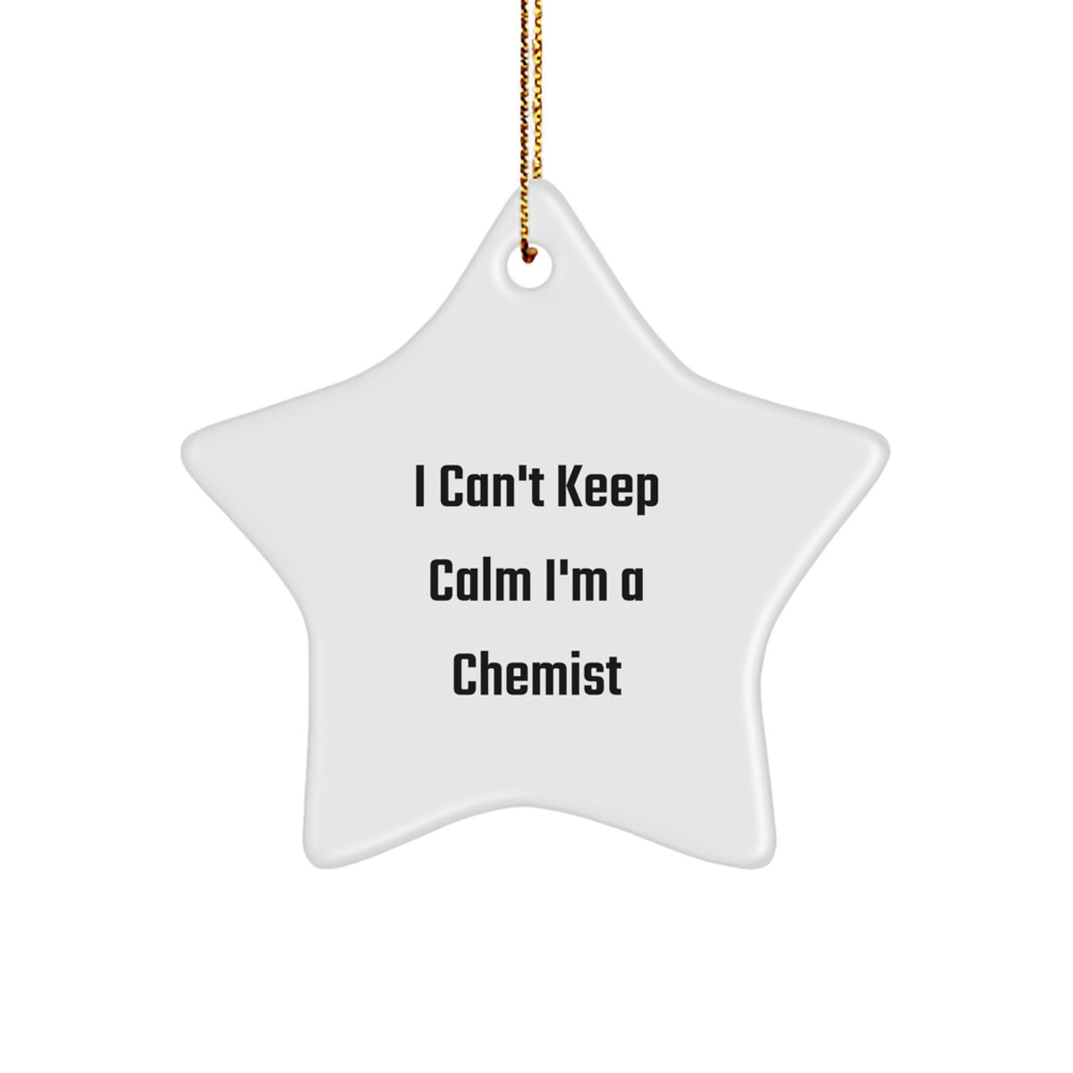 Chemist Keepsake Christmas Ornament for Him Gift - Image 1