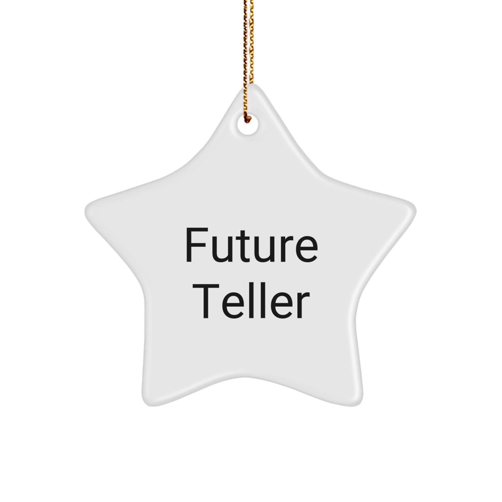 Funny Future Teller Gifts from Friends for Teller Star Ornament Christmas Unique - Image 1