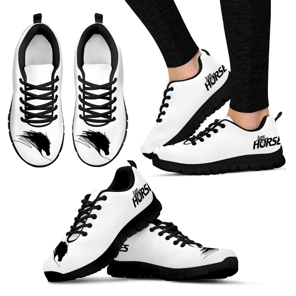 Horse Lovers White Sneakers