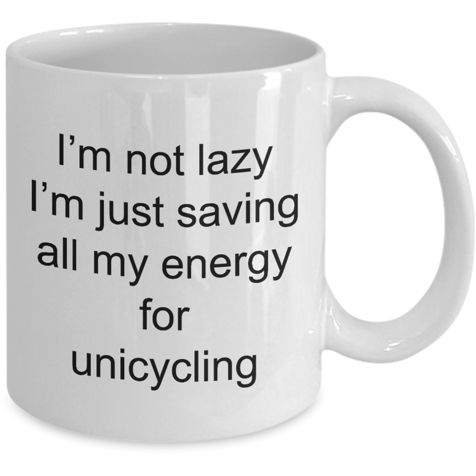 Unicycling Mug