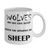 Wolves do not lose sleep - Inspirational Quotes Coffee Mug