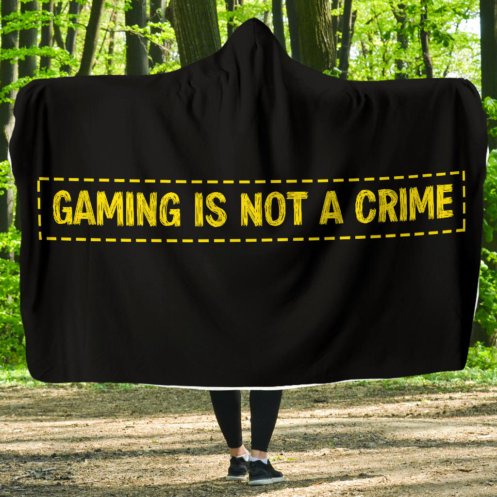 Gaming Not A Crime Economy Blanket