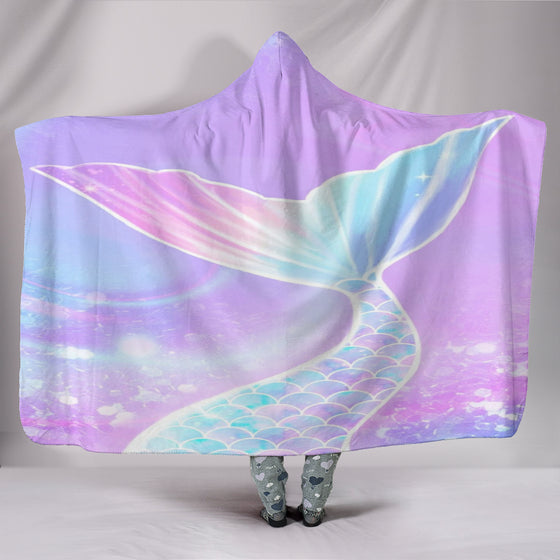 Mermaid Tail Hooded Blanket