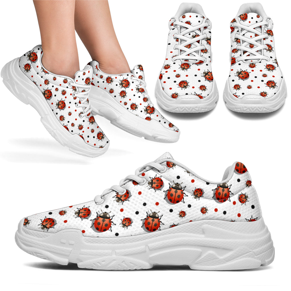 Ladybird Chunky Sneakers (White)