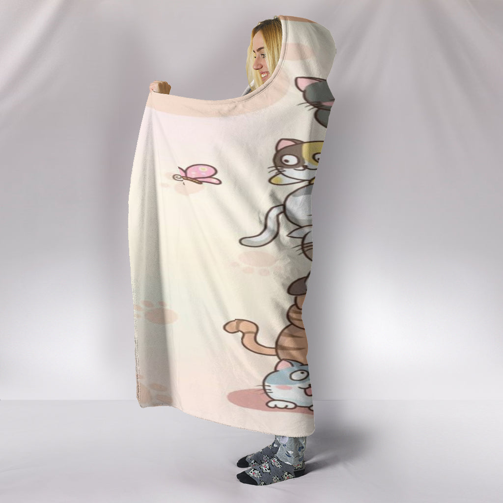 Pusheen Design Hooded Blanket