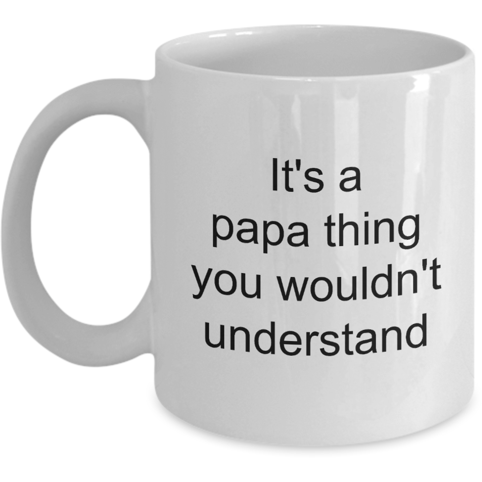 Funny Papa Mug