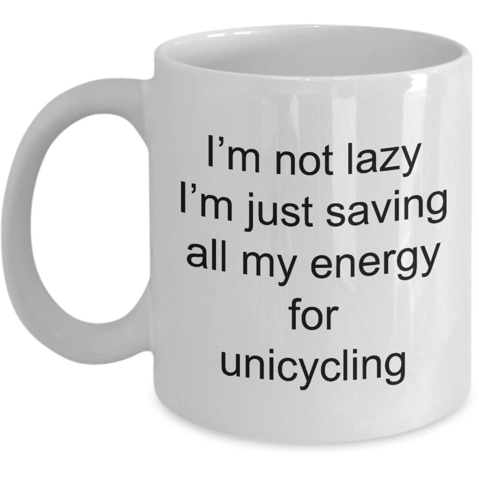 Unicycling Mug